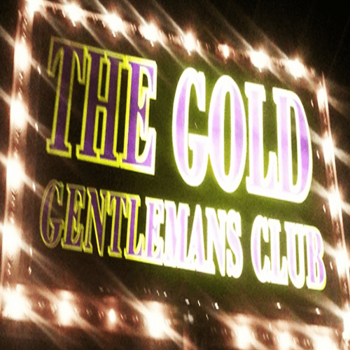 Logo for The Gold Gentlemans Club