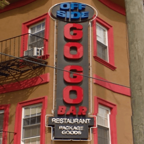 Logo for Offside GoGo Bar