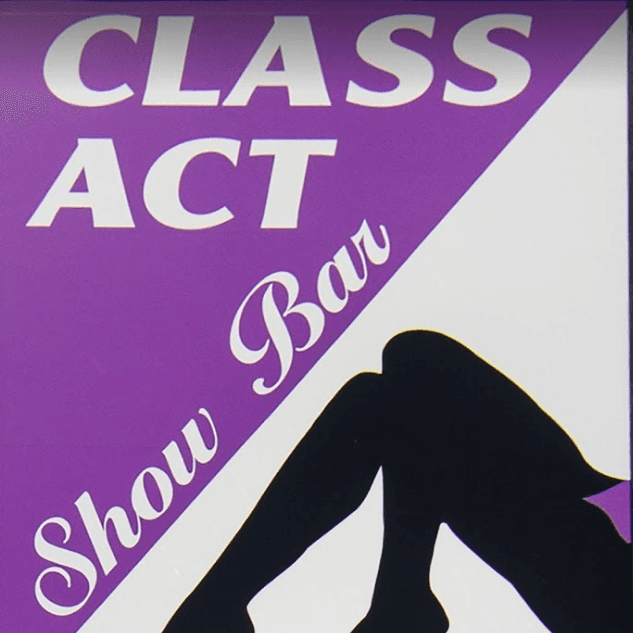 Logo for Class Act Show Bar