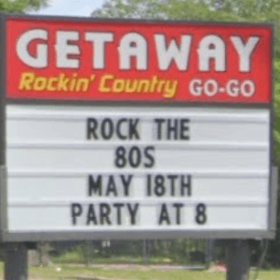 Logo for Getaway  Rockin' Country Go-Go