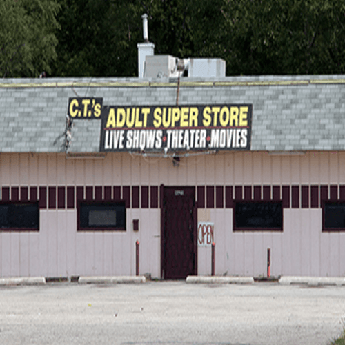 Logo for CT's Adult Super Store