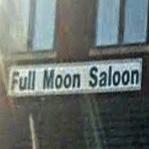 Logo for Full Moon Saloon