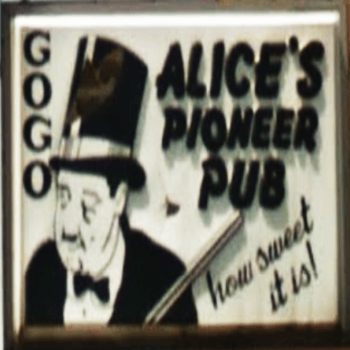 Logo for Alice's Pioneer Pub