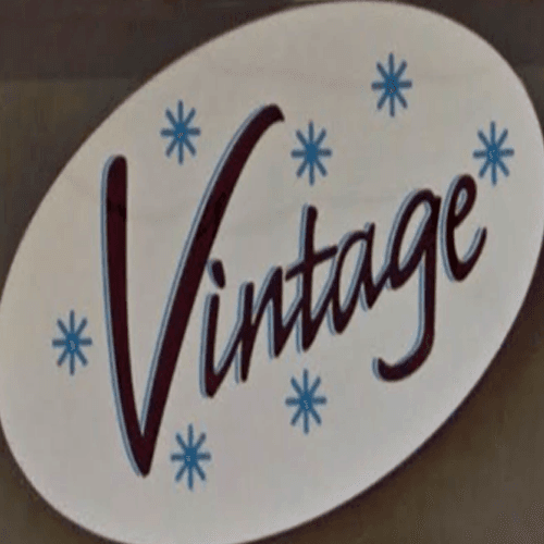 Logo for Vintage Industrial Strip Club