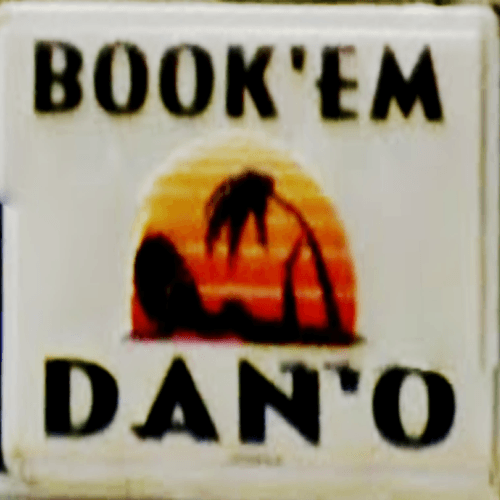Logo for Book 'Em Dan'O