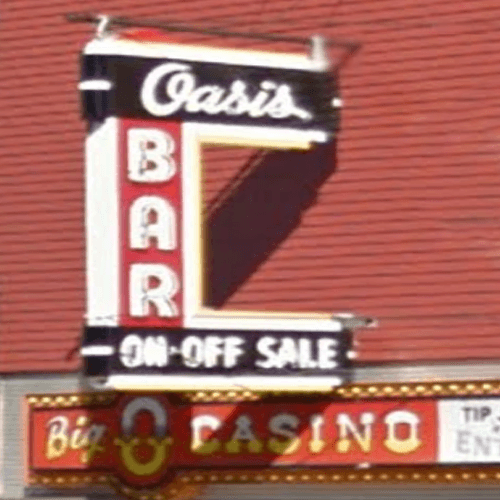 Logo for Oasis Bar