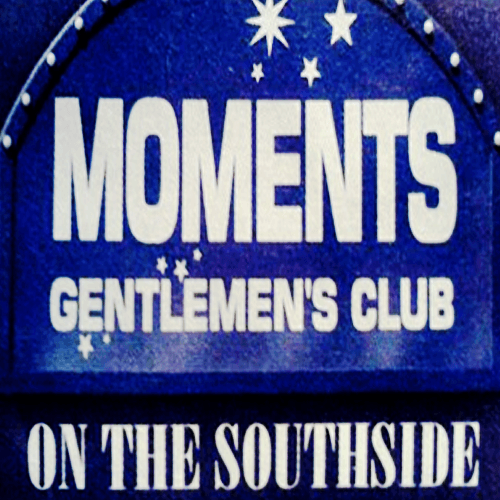Logo for Moments Gentlemen's Club