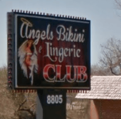 Logo for Angels Bikini and Lingerie Club