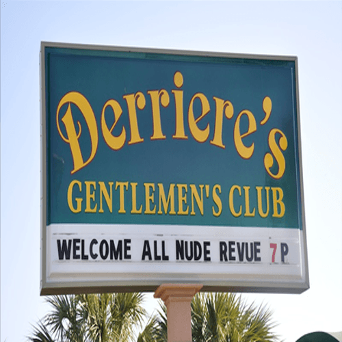 Logo for Derriere's Gentlemen's Club